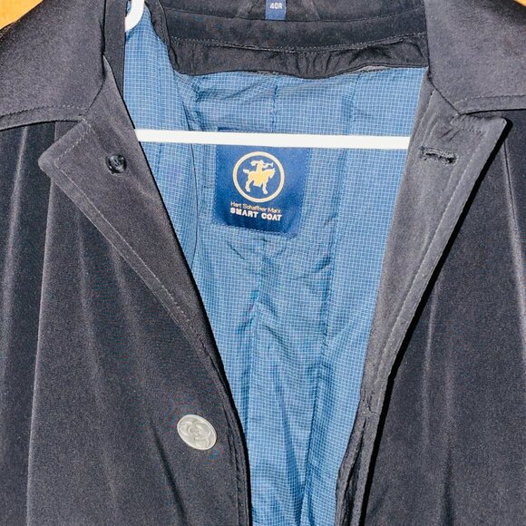 Hart Schaffner Marx Smart Coat Jacket Black Rain & Stain Repellent 40 R - Picture 4 of 10